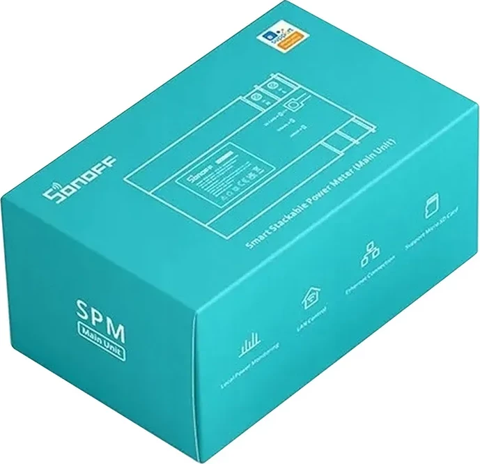 Pametno stikalo Sonoff SPM-Main, LAN (Ethernet) in Wi-Fi, belo