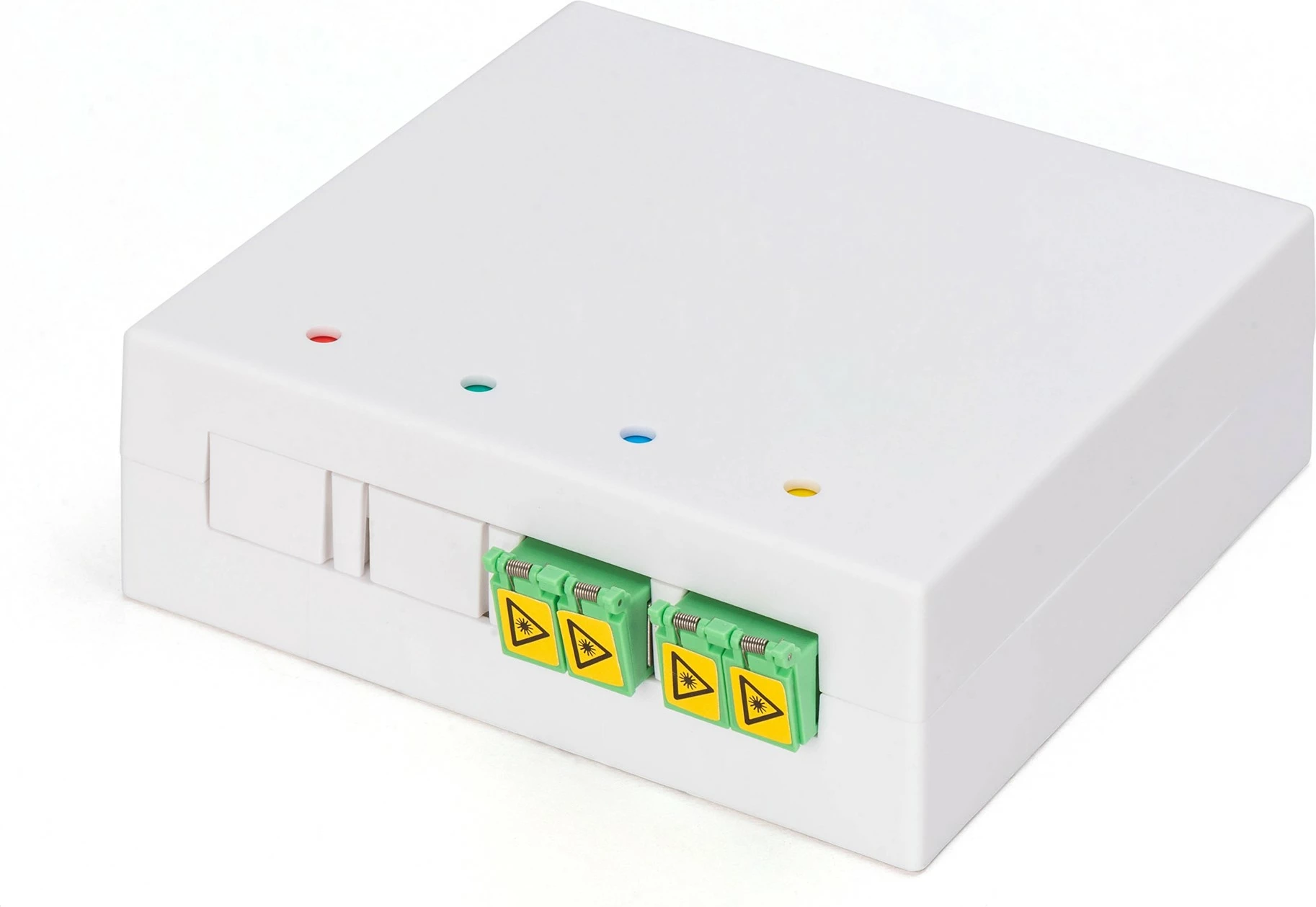 Optična skrinjica FTTH, 2x LC/APC DX, 4 vrat, 80 mm, bela Digitus