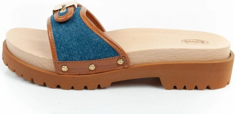 Kopalniške/ženske čevlje Scholl, rjavo in modro