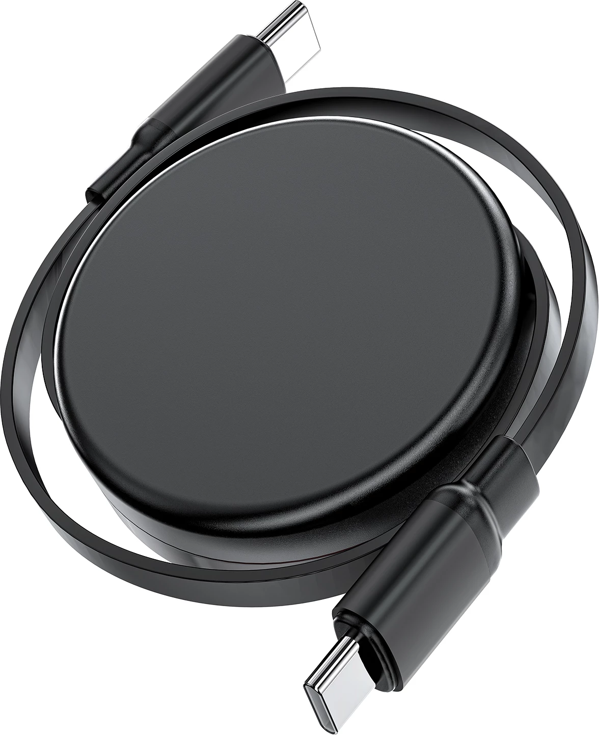 Kabel USB-C na USB-C z izvlečnim mehanizmom, Acefast C13-03, 60W, črn