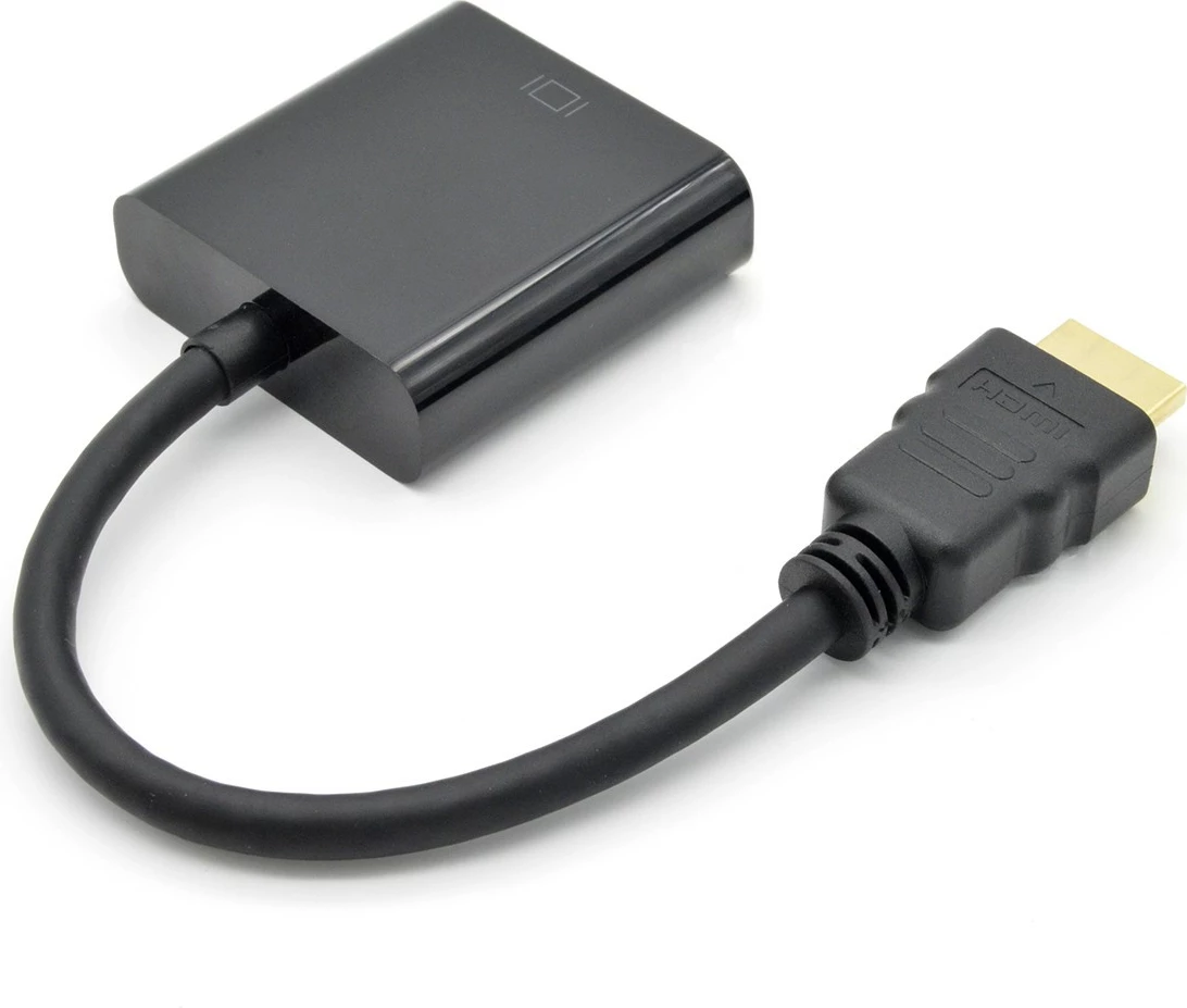 Adapter VGA v HDMI TB, 15 cm, črn