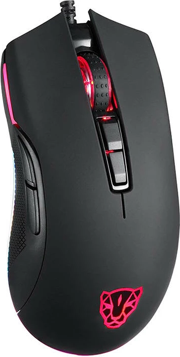 Gaming miška Motospeed V70 z žico, RGB, 12.000 DPI, črna