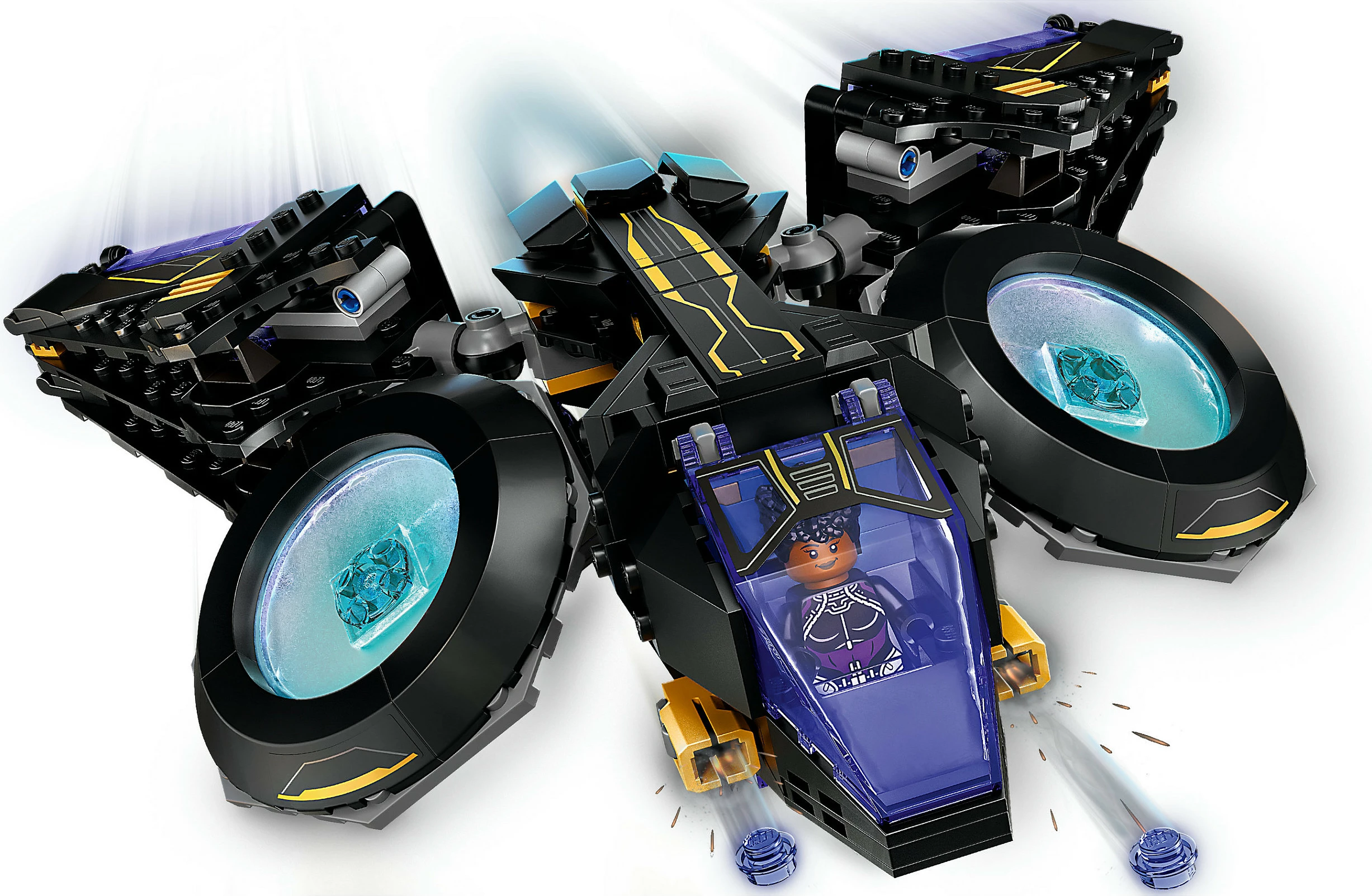 Set za gradnjo Sunbird (355 kosov), LEGO Marvel Shuri, večbarven