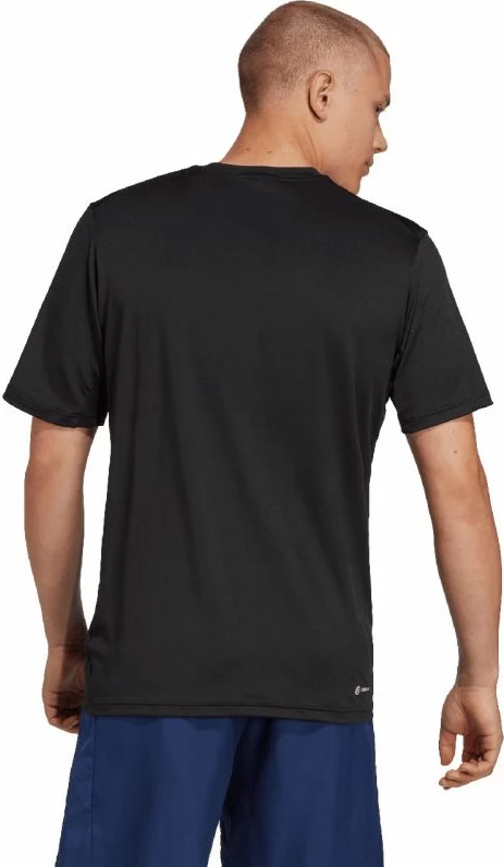 Trenirka majica adidas za moške, črna