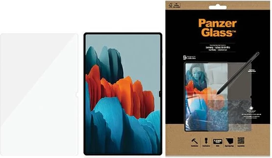 Kaljeno zaščitno steklo PanzerGlass E2E Super+ za Samsung Galaxy Tab S8 Ultra, prozorno