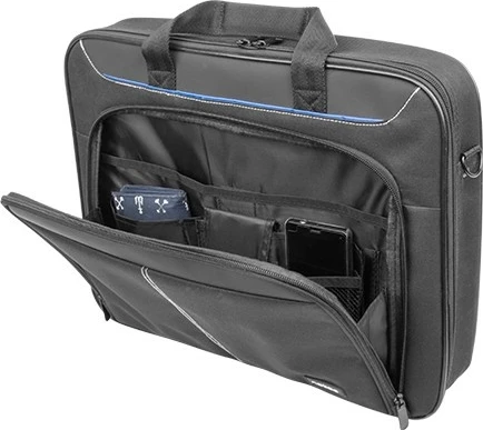 Torba za prenosnik, Natec Doberman NTO-0769, 17,3", najlon, črna