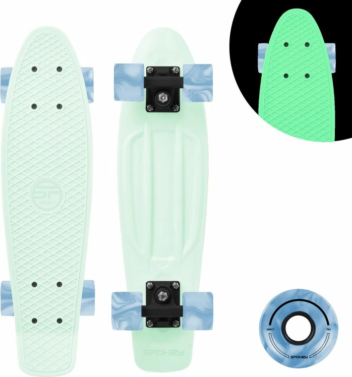 Otroški skateboard, Spokey, zelen