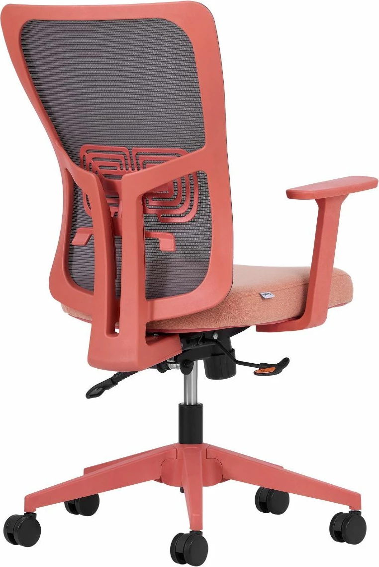 Set pisarniških stolov (2 kosa) Skye Decor, ledvena opora 108, barva losos