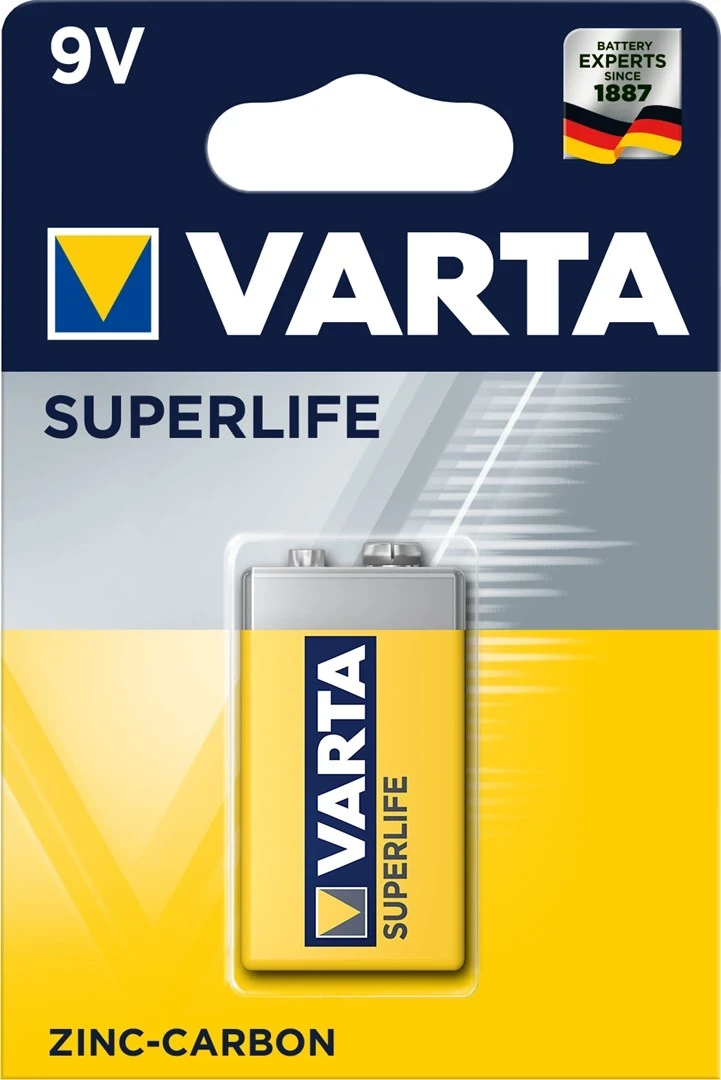 Baterija Varta Superlife, 9V, 1 kos