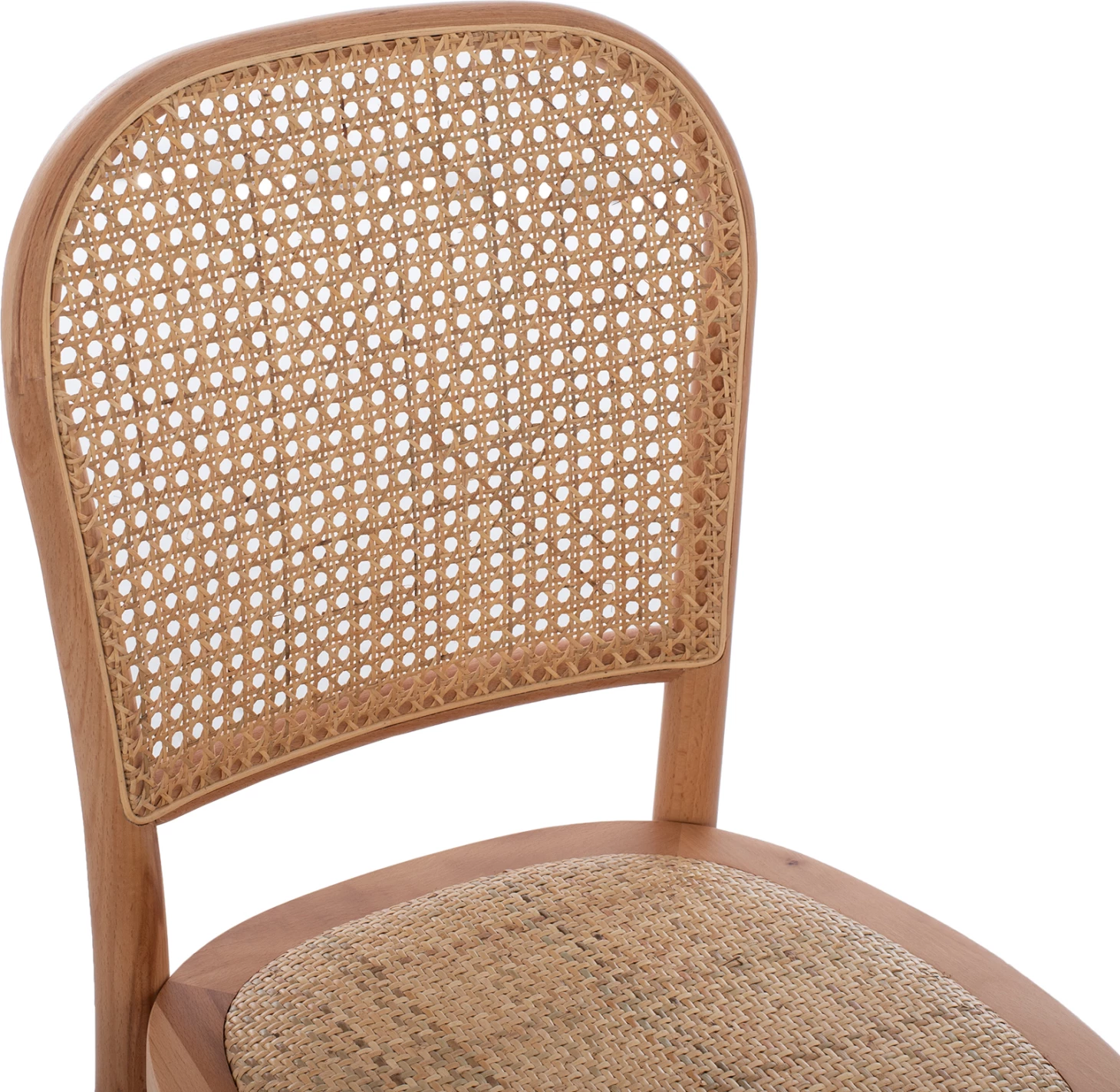 Profesionalni stol SLOAN iz bukovega lesa z perforiranim naslonom FH8915.21 naravni 45x48x88Hcm