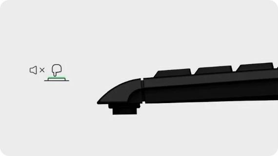 Kompaktna tipkovnica s touchpadom KeySonic KSK-5211ELU, žična, LED, QWERTZ, črna