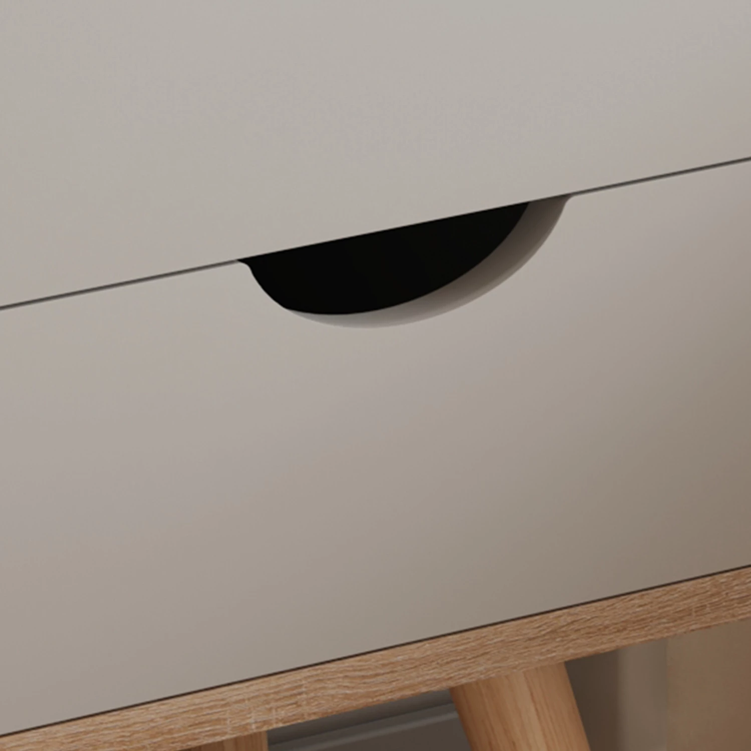 Nočna omarica DINKL FH2472.05 melamin-2 predala v sonoma-sivi 29,7x29,7x45Hcm
