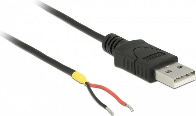 USB kabel 1,5 m, USB A, USB 2.0, črn DeLOCK 85664