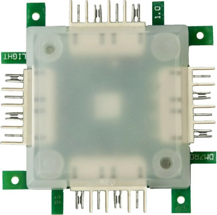 RGB LED lučka ALLNET BrickRknowledge, 10 kosov, prozorna