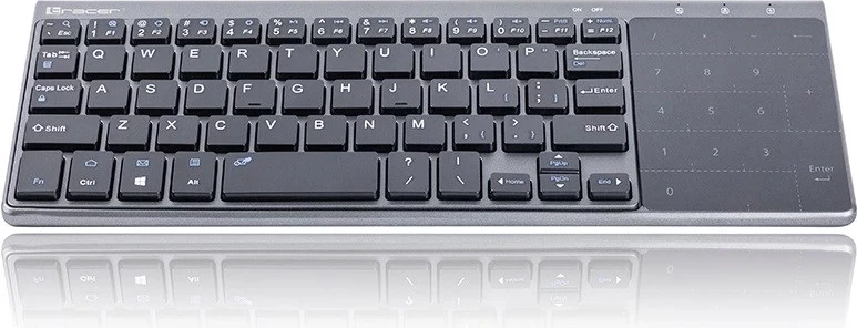Tastatura s touchpadom Tracer EXpert, 2,4 GHz, črno/siva
