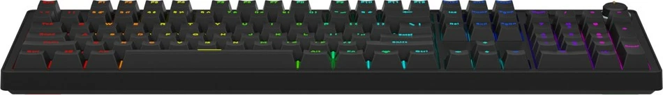 Mekančna tipkovnica Savio STYX BLUE, RGB, Outemu Blue, Hot Swap, s kablom, črna