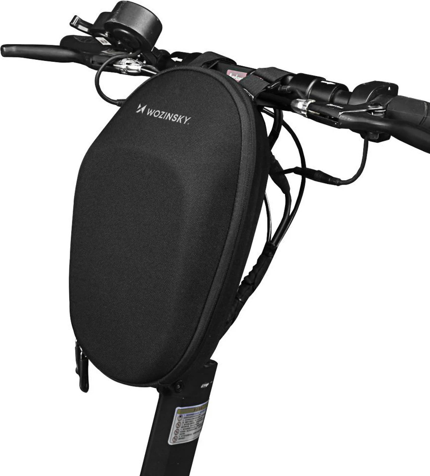 Torba za krmilo trotinetu Wozinsky WSB1BK, 4 L, črna