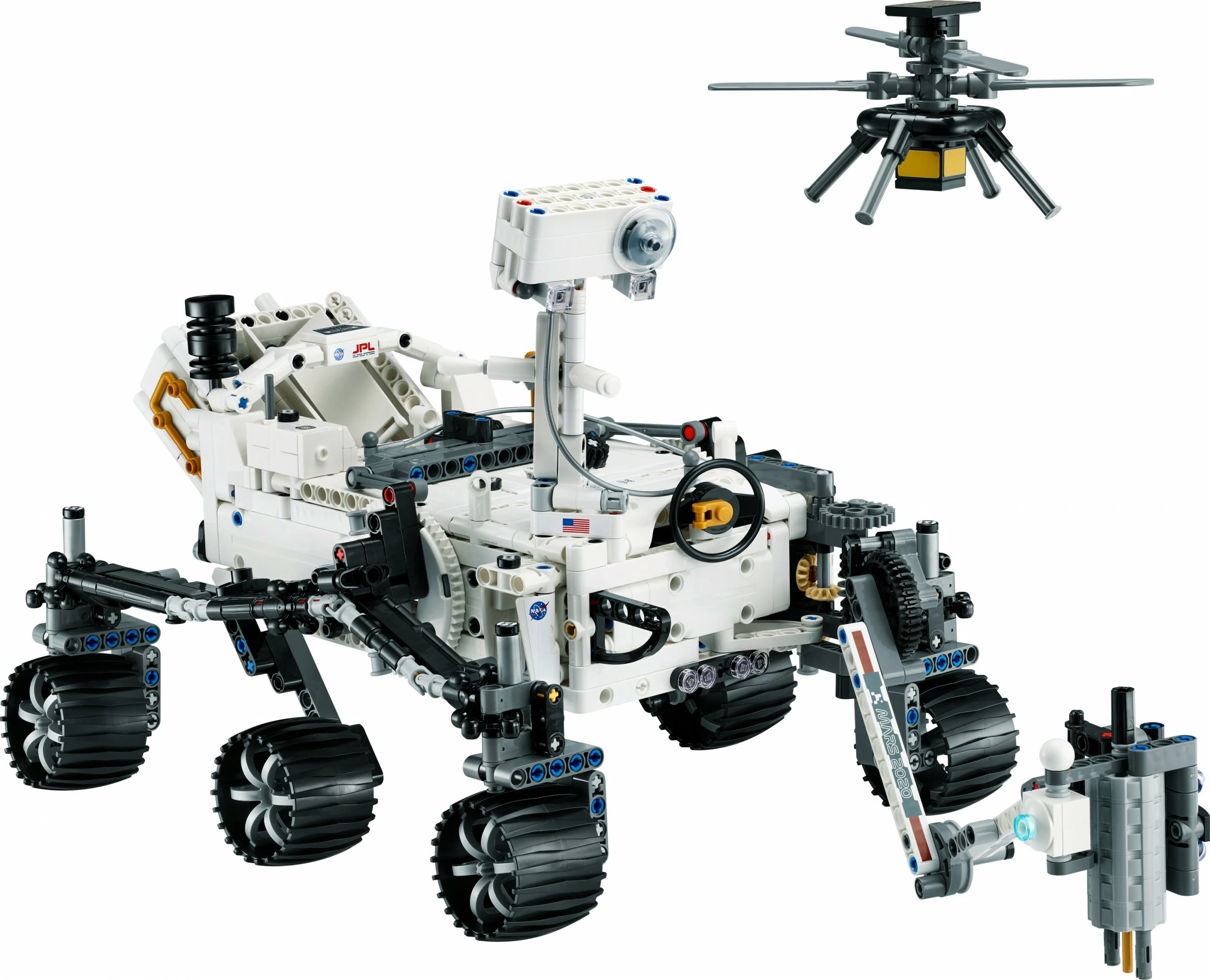 Model gradnje LEGO Technic Mars Rover Perseverance, NASA 42158, 1132 kosov, večbarvno