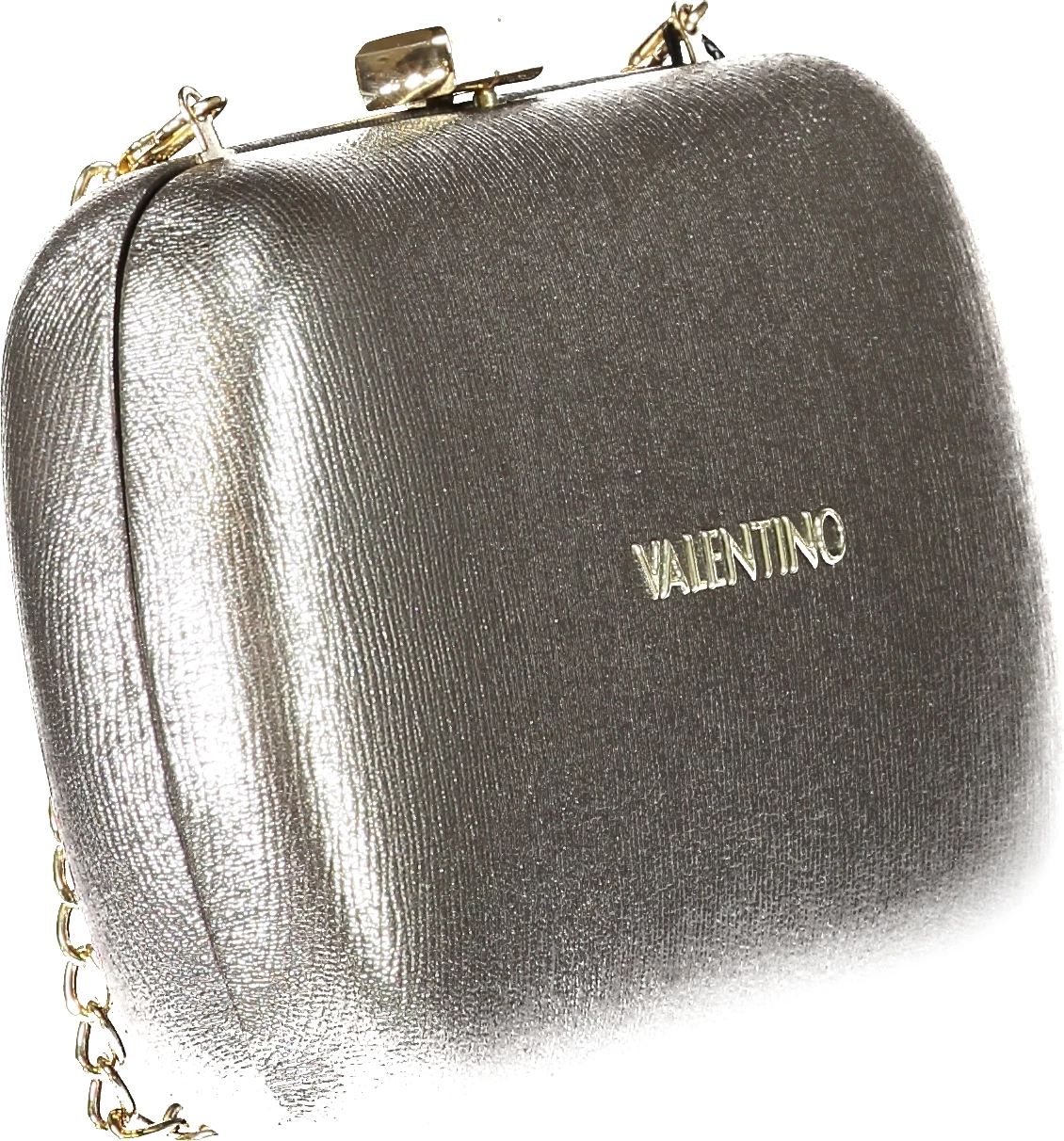 Ročna torbica, Valentino Bags, ženska, srebrna