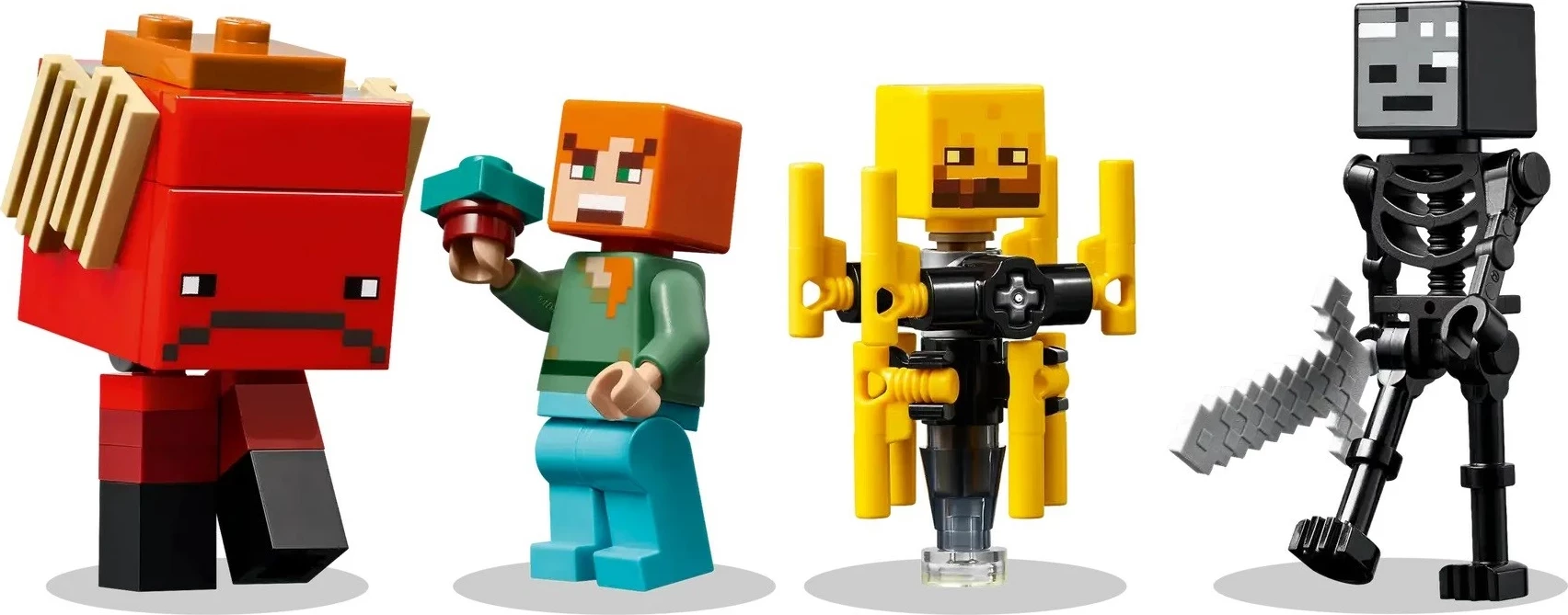 Igralni komplet Minecraft, LEGO 21266 The Nether Lava Battle