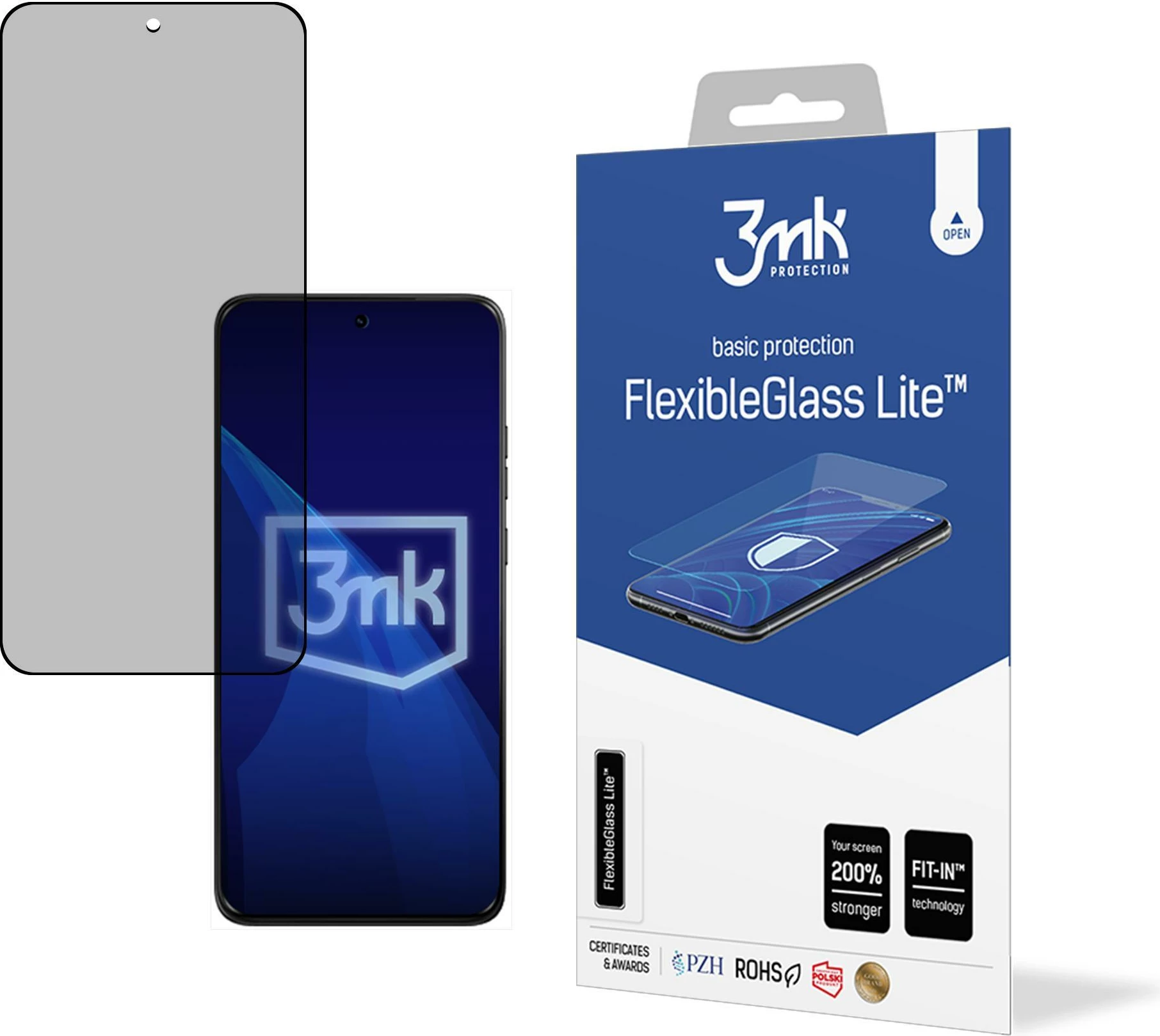 Hibridno zaščitno steklo FlexibleGlass Lite za Motorola ThinkPhone25, 3mk Protection