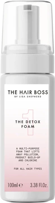 Detoksificirajoča pena za lase The Hair Boss The Detox Foam Detoxifying, 100 ml