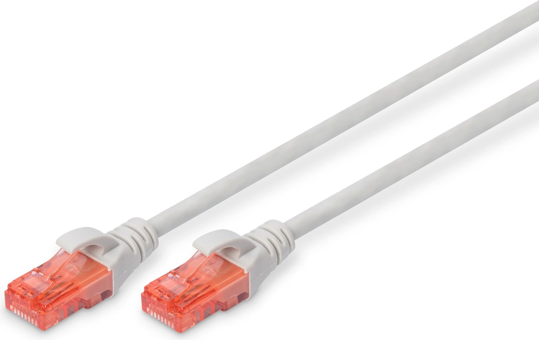 Omrežni kabel Cat6 Digitus U/UTP 2 m, RJ-45, siv