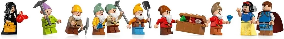Hiša Sneguljčice in sedmih palčkov, LEGO Disney 43242