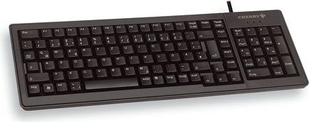 Polna velikost žična tipkovnica QWERTZ, Cherry XS Complete, USB, črna