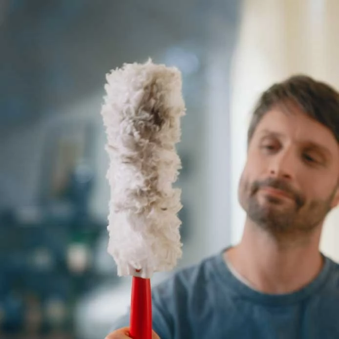 Nadomestni vložki za metlo Vileda Flex&Catch, 10 kos, beli