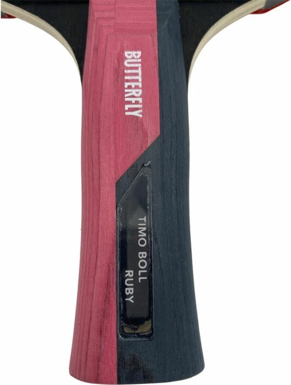 Reket za namizni tenis Butterfly Timo Boll Ruby, rdeče-črn