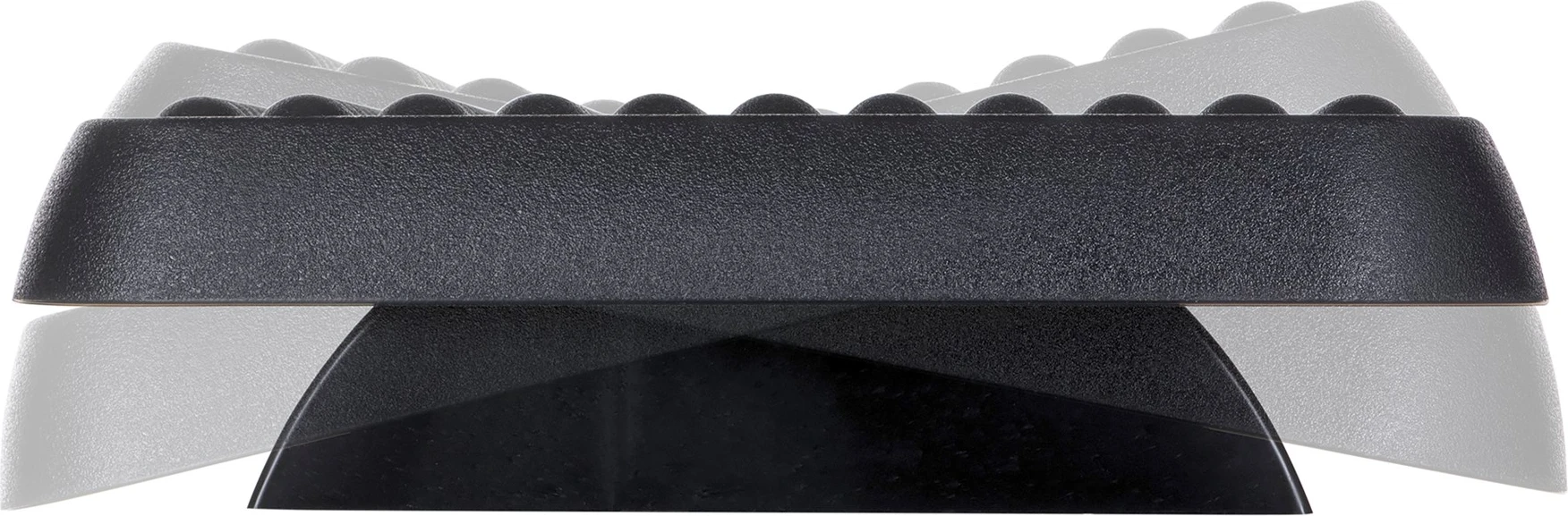 Ergonomski naslon za noge za pisarno Fellowes, črn