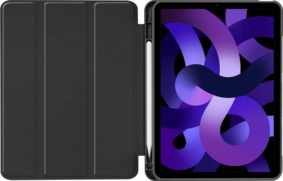 Silikonski ovitek za iPad Air 10,9"/11" z nosilcem za Apple Pen, črn, Tech-Protect SC Pen Case