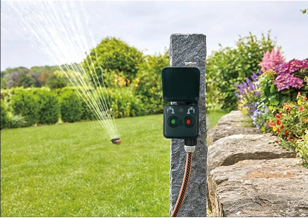 Elektronski pametni vodni ventil WOOX, zelen