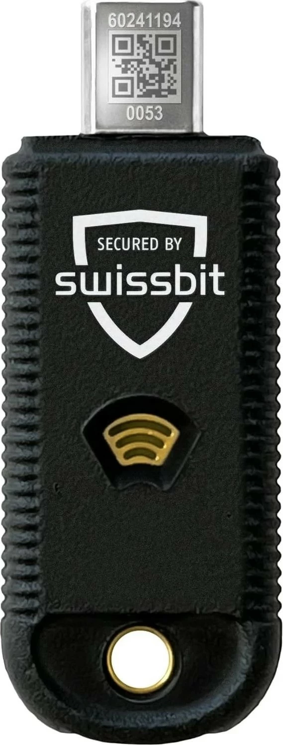 Varnostni USB Swissbit iShield Key Pro, USB-C/NFC, črn