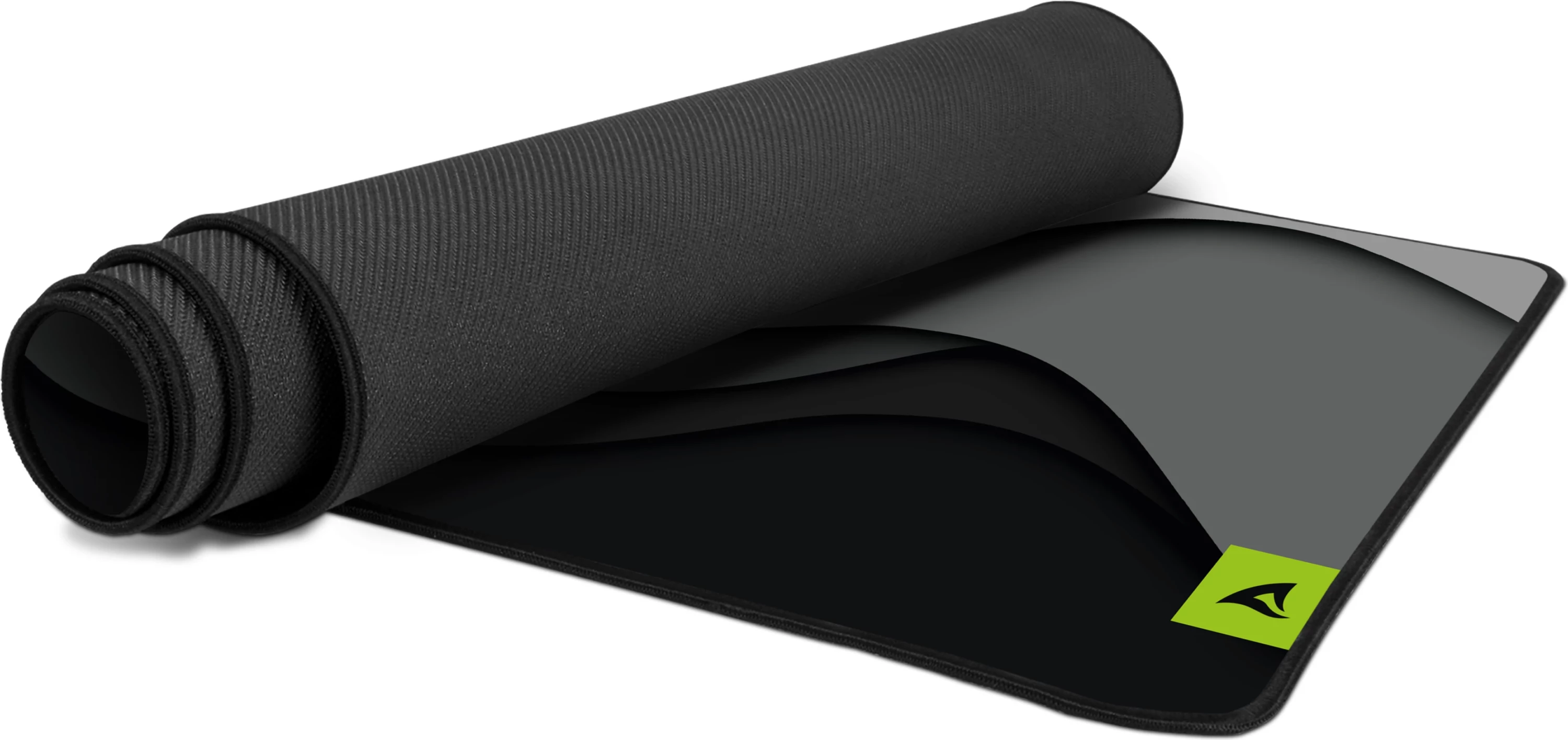 Mekančna tipkovnica in velik podloga za miško Sharkoon SKILLER SGK50 S3, siva/neon zelena