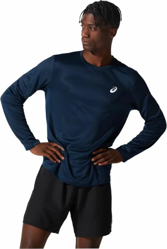 Funkcionalna majica z dolgimi rokavi Asics, modra
