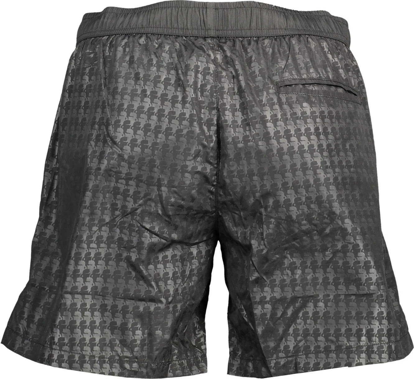Plavalne hlače za moške KARL LAGERFELD BEACHWEAR, črne
