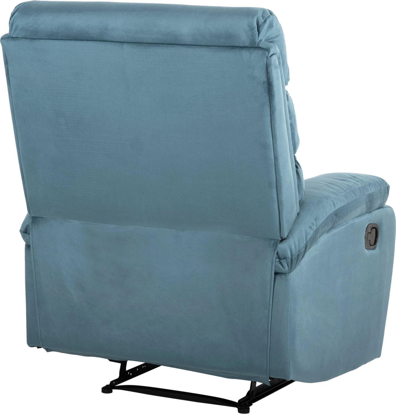 Sprostitveni naslanjač YASUMU FH9783.06 v petrolejsko modrem žametu 80x93x100H cm