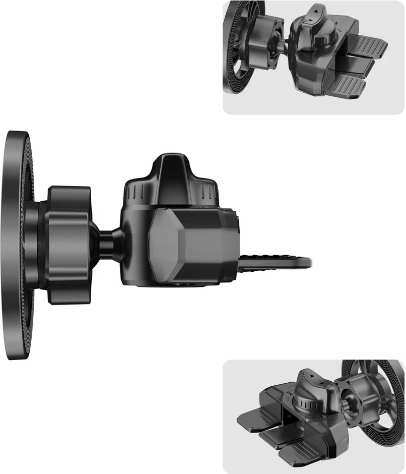 Magnetni nosilec za pametni telefon z MagSafe za avto, črn, Tech-Protect N56