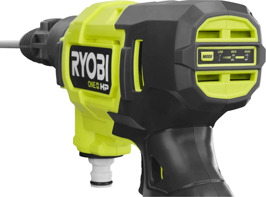 Brezžični visokotlačni čistilec, RYOBI RY18PW22A-0, 18V, črno/zelen