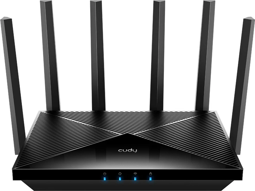 Tri-pasovni brezžični usmerjevalnik Cudy WR11000, 2,5 Gigabit Ethernet, črn