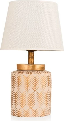 Namizna svetilka, krem in zlata Opviq YL023