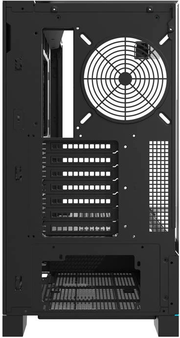 Računalniško ohišje Darkflash DY450, ATX Mid Tower, brez ventilatorjev, kaljeno steklo, črno