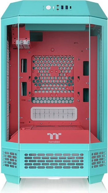 Mini Tower ohišje, Thermaltake The Tower 250, mint/roza