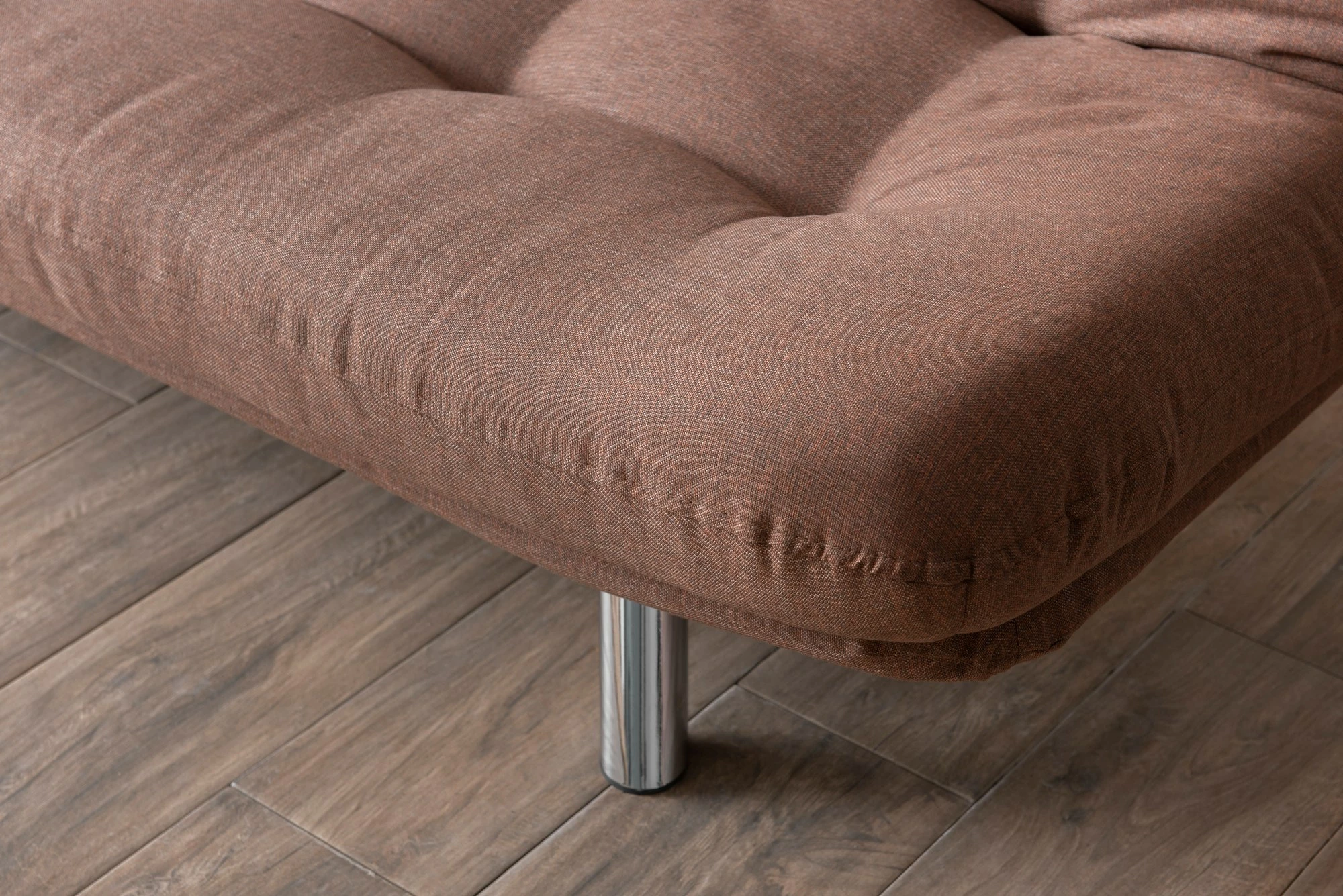 3-sedežna sedežna postelja, Atelier del Sofa Misa Small, svetlo rjava