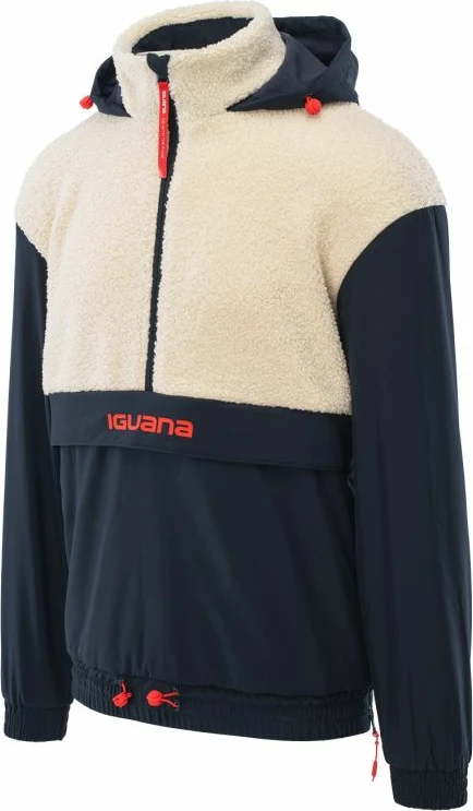 Jakna za smučanje in zunanje aktivnosti, Iguana, bela/črna