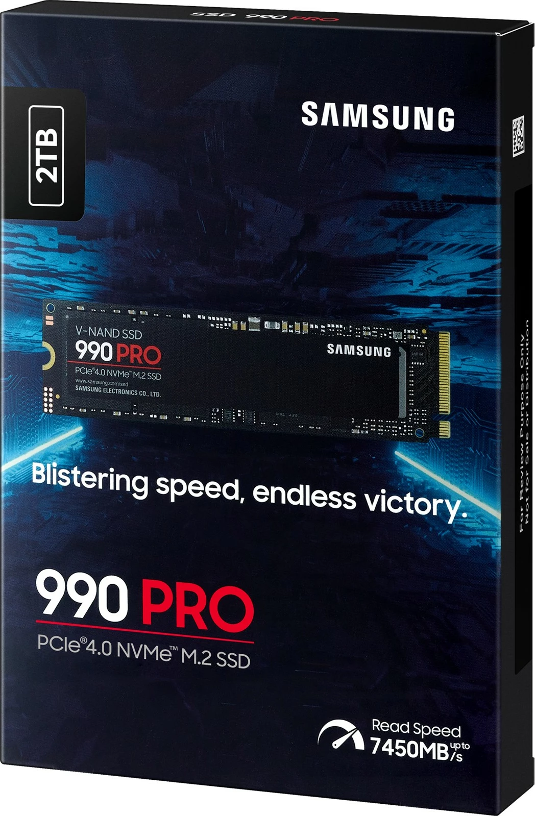 SSD 2 TB, M.2, 7450 MB/s Samsung 990 PRO