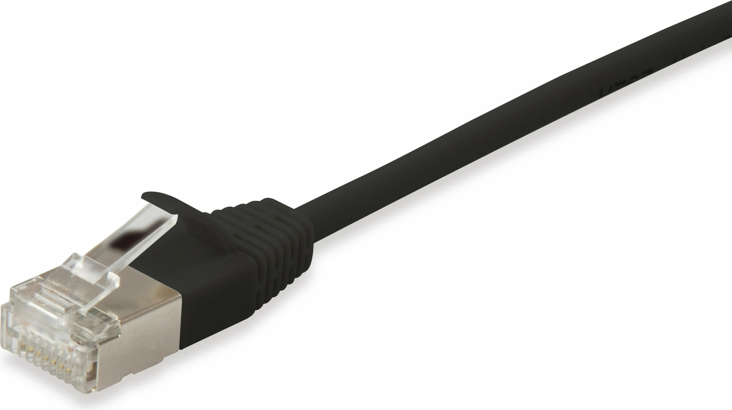 Raven omrežni kabel Cat6a EQUIP F/FTP, 3 m, črn