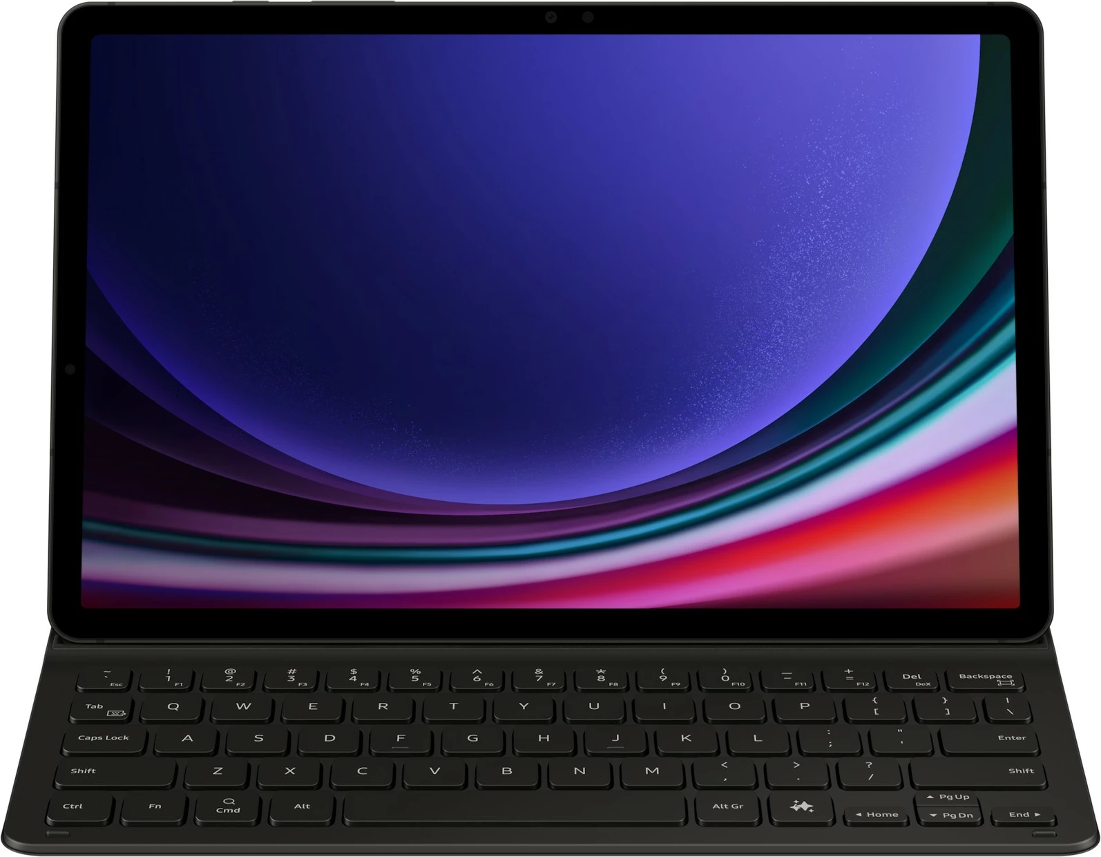 Tastaturni ovitek Galaxy Tab S9 in S9 FE Samsung EF-DX720, QWERTZ, črn